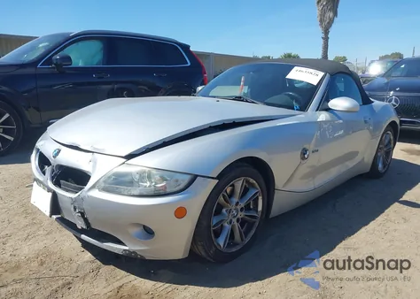 2005 BMW Z4 3.0I из США, поврежденный, VIN 4USBT53555LU11074